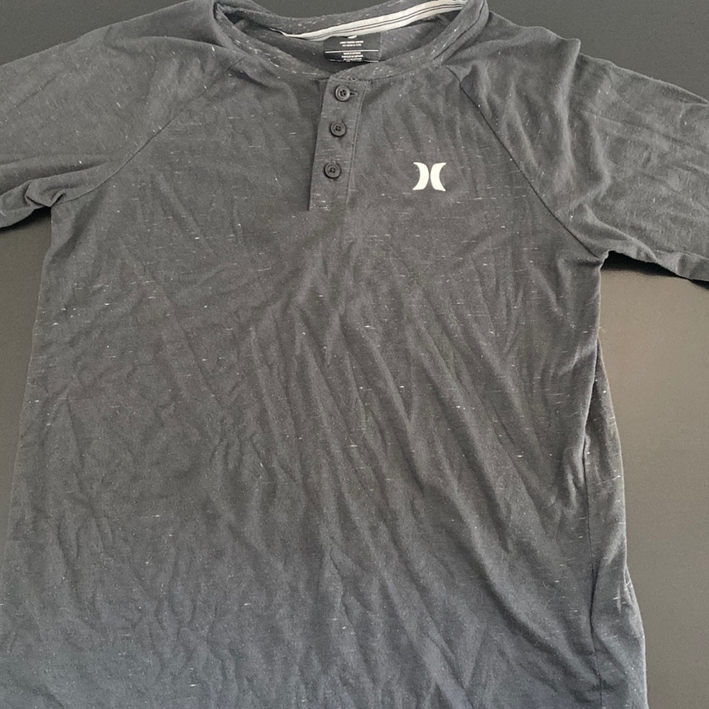 Boys Hurleys gray polo shirt